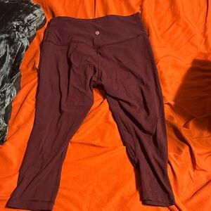 lululemon athletica Burgundy Leggings
